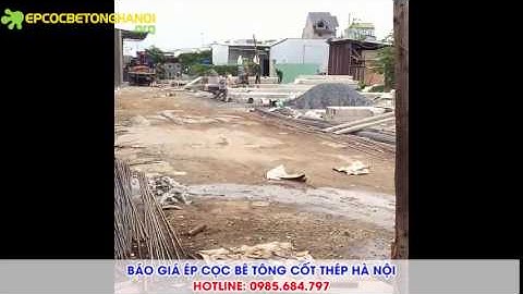 Giá ép cọc bê tông cốt thép  Hà Nội . HL: 0985.684.797