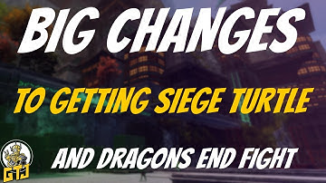 BIG CHANGES to siege turtle acquisition and the Dragon’s End Meta
