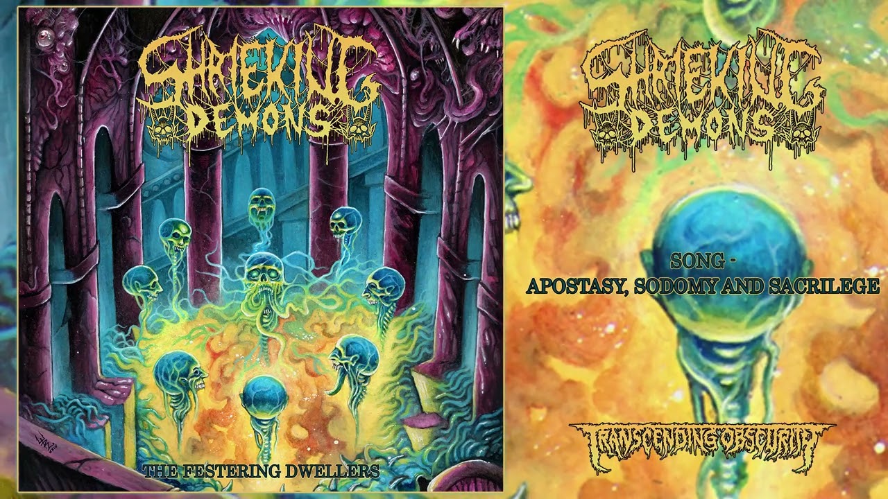 SHRIEKING DEMONS (Italy) - Apostasy, Sodomy and Sacrilege (Death