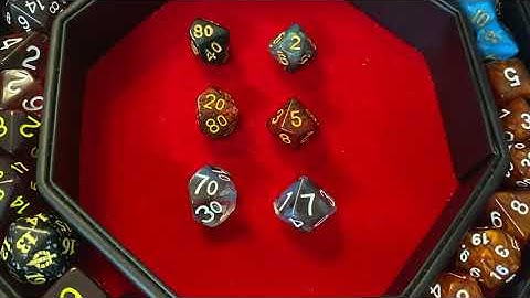 Rolling Percentile Dice