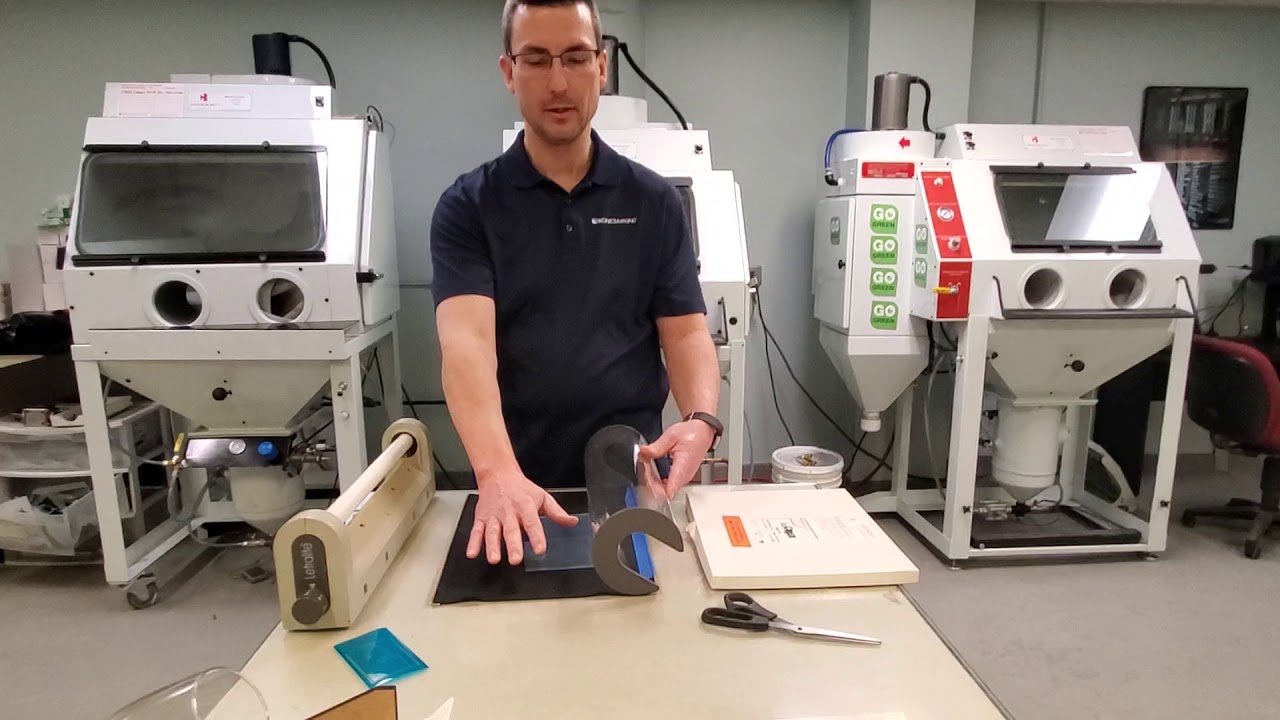 Exposing RapidMask Dry Process Photoresist Film YouTube