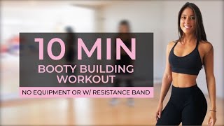 10 Minute Booty Workout// Resistance Band or No Equipment/ Arena Strength screenshot 3