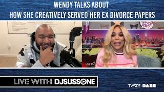WENDY WILLIAMS TALKS ABOUT HOW SHE CREATIVELY SERVED HER EX DIVORCE PAPERS