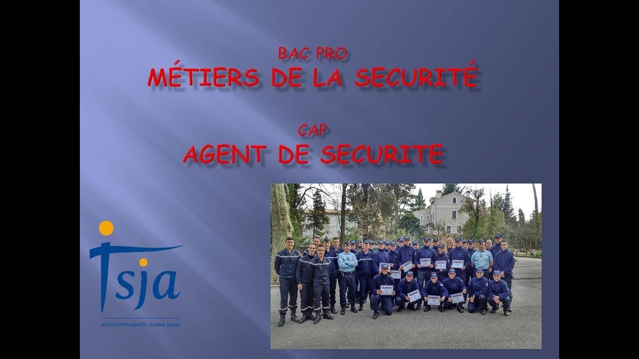 Metiers De La Securite Mds Et As Institution Sainte Jeanne D Arc