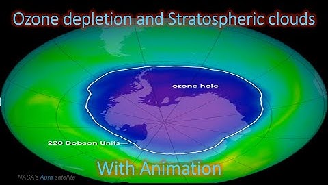 Ozone Layer, Ozone Depletion (Ozone Hole) & Stratospheric clouds | UPSC | Animation