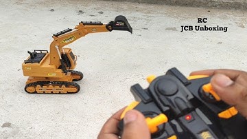 || Remote Controlled JCB Unboxing & Testing || RC Bulldozer, Backhoe
