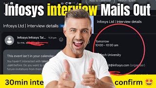 🔥 Infosys Results Out Interview Mails Out 2026 | 30 Min Interview JOB Confirm 😍 | Infosys DSE/SP🚀