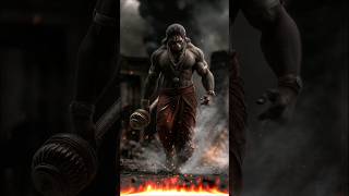 Angry Hanumanji #hanumanji #ravan #ram #youtubeshorts #bajrangbalistatus #shortvideo #hanumanstatus