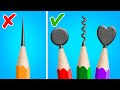 GENIAE LIFEHACKS FÜR SCHULE & BÜRO || Cooles DIY & Kunsttricks