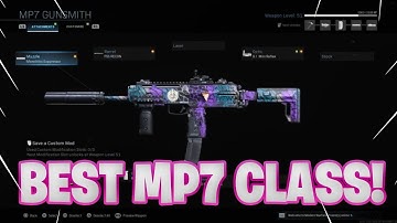 BEST MP7 CLASS SETUP IN WARZONE COD MW! BEST MP7 CLASS SETUP MODERN WARFARE WARZONE!