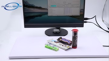 AMS Scales Digital Output RS485 with Snacks weighing test