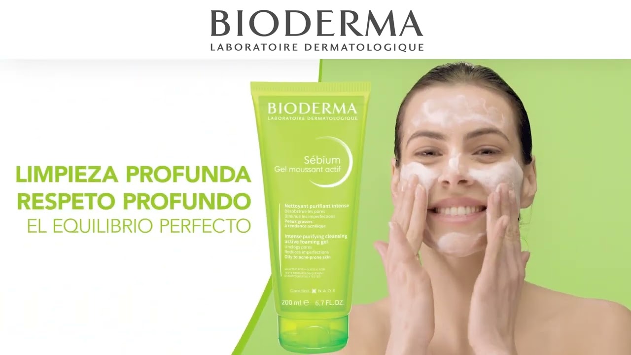 Gel Limpiador Facial Bioderma Sebium Gel moussant Actif 200 ml