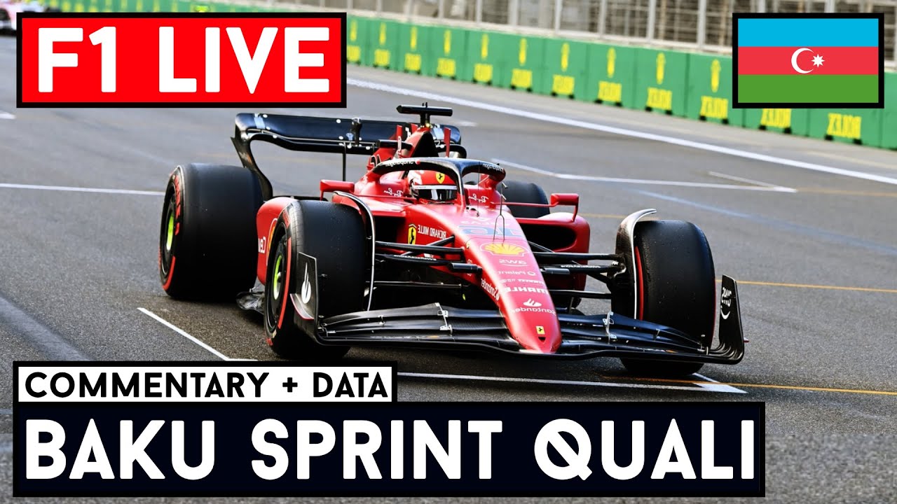 🔴F1 LIVE - Baku GP SPRINT QUALI - Live Timing + Commentary