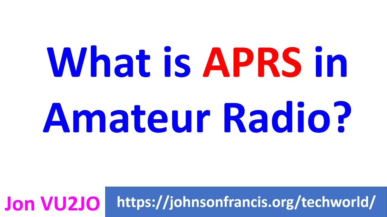 What is APRS in Amateur Radio?