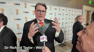 Sir Richard Taylor of Wētā Workshop at the VES Awards — a true master of cinematic world-building