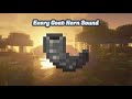 Minecraft every goat horn sound