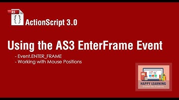 Using the AS3 EnterFrame Event to Create Animation in Flash