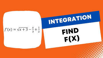 Integration: Find the Equation of the Curve From the Gradient Function | Maths Methods