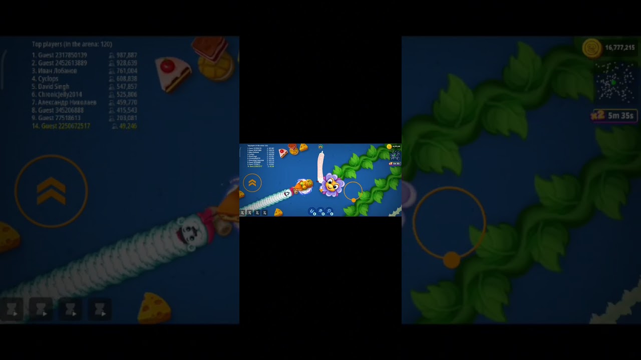 Snake.io Game #snakelite #wormszone #snakeio #shorts #28 