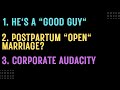 Postpartum Betrayal, a "Good Man", & Workplace Audacity