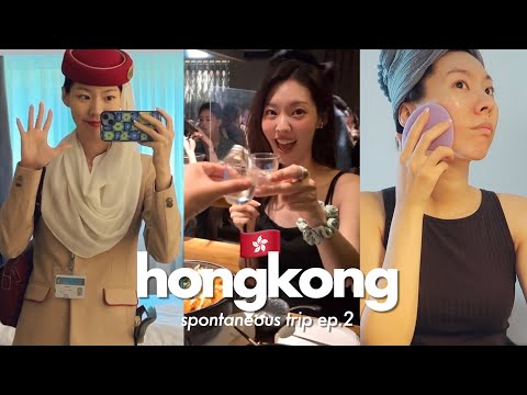 홍콩 ep.2 마지막 밤 불태우기, 두바이 사막투어, 호텔콕하는 일상 / 외항사 승무원 vlog.