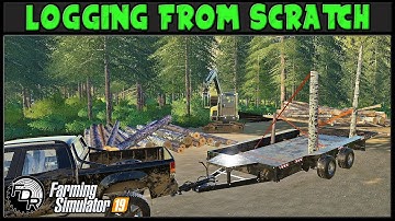 Selling The Road Logs - Logging From Scratch 216 - Farming Simulator 2019 - FDR Logging