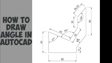how to draw angle in AutoCAD|autocad 2d desgin for beginner