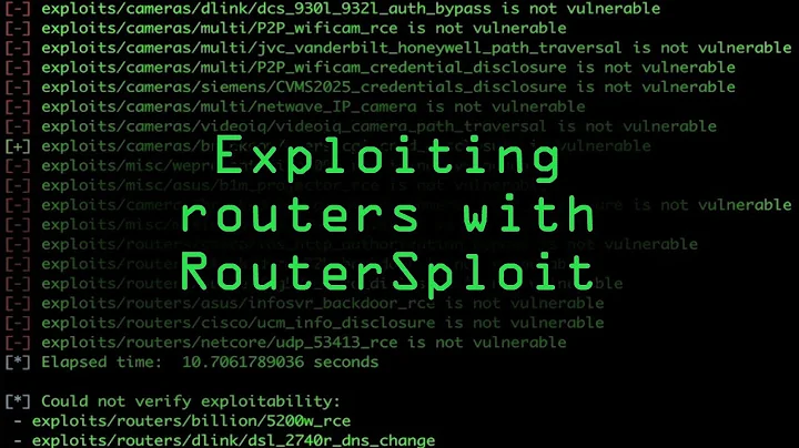 Exploit a Router Using RouterSploit [Tutorial]