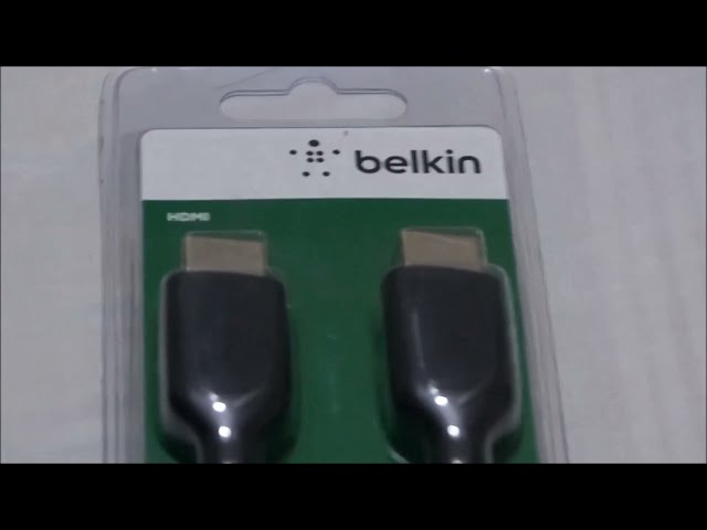 Belkin 4k HDMI cable unboxing