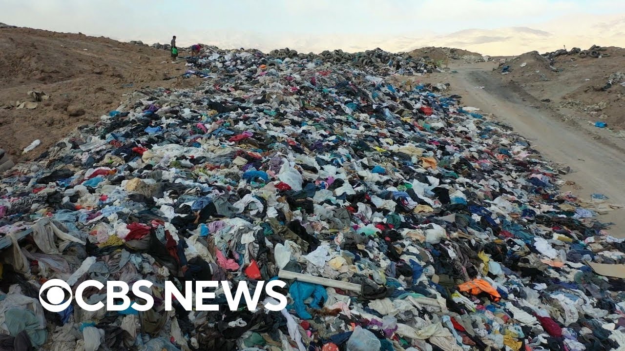 ⁣Here's where some fast-fashion clothes end up after being thrown away