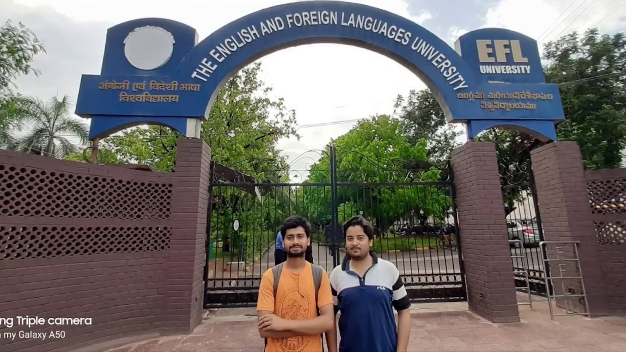 The English And Foreign Languages University Hyderabad YouTube