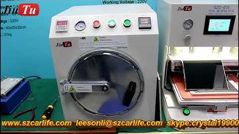 Jiutu New 16 inch OCA Vacuum Laminating And bubble remover machine Fix Ipad 6