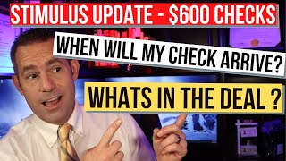 When will I receive my $600 Stimulus Check Details of the 2nd Stimulus Check Update Package