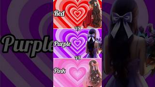 Red Vs Purple Vs Pink