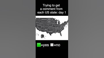Trying to get a comment from every US state: part 1 #meme #xyzbca #shorts