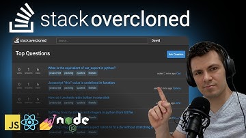 🔴  StackOverflow clone (reactjs & express) - part 3