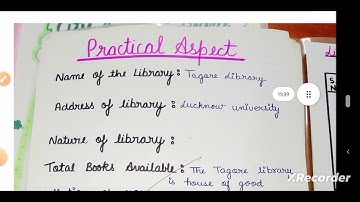 Library visit File | B.Ed 1st sem | Lucknow University | Theoretical+Pratical Aspect | English file