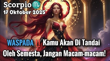 Scorpio♏ WASPADA‼️Kamu Akan Ditandai Oleh Semesta, Jangan Macam-macam! Okt 2025 - Planet Zodiak
