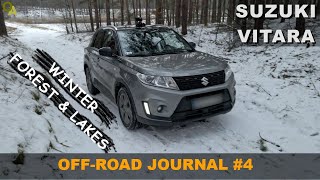 Suzuki VItara  Winter Offroad in light snow and Big Lakes  Journal Entry #4