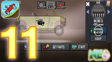 Hill Climb Racing: Gameplay Walkthrough Part 11 - Building My Own Car (iOS, Android)
