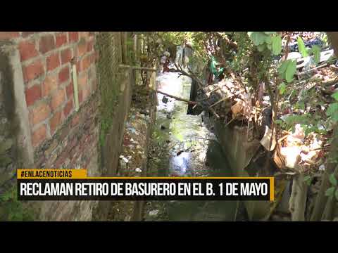 Reclaman retiro de basurero en el barrio 1 de Mayo