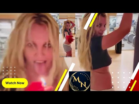 Britney Spears holds a LIGHTER under her tongue in bizarre footage