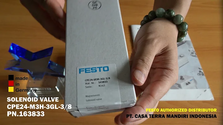 FESTO SOLENOID VALVE CPE24-M3H-3GL-3/8 PN.163833