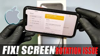 FIX! iPhone Screen Not Rotating Issue (2024) | iPhone Screen Rotation Settings