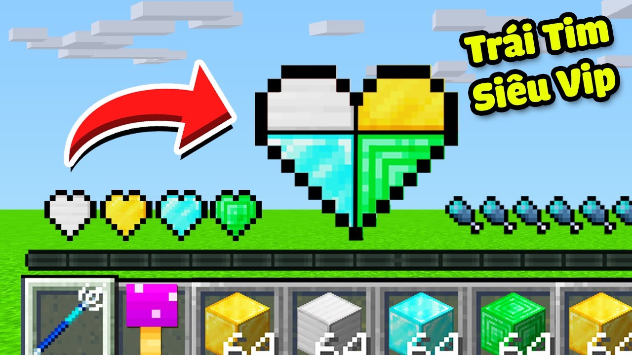 MINECRAFT BEDWARS, CHẾ TẠO TRÁI TIM HACKER ĐƯỢC KIM CƯƠNG VÀ NETHERITE VÔ HẠN *SỞ HỮU ĐINH BA VIP