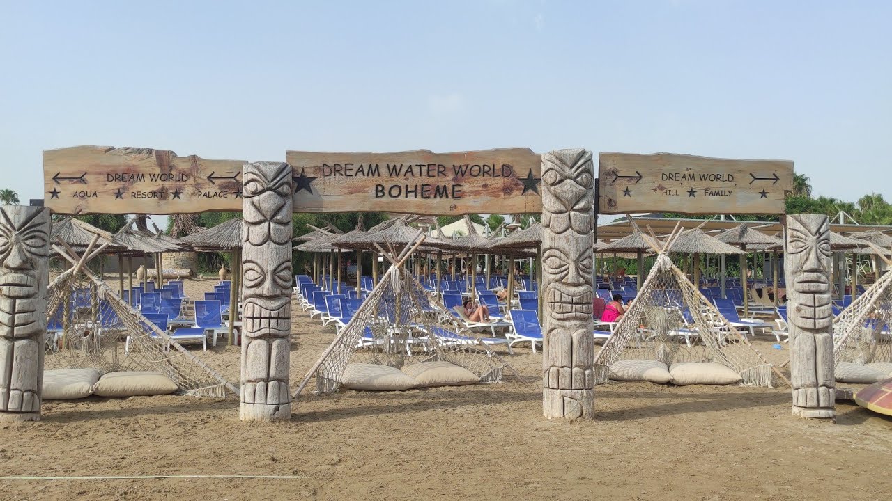 Tour vom Dream Water World Hotel zum Strand/ Beach des Hotels