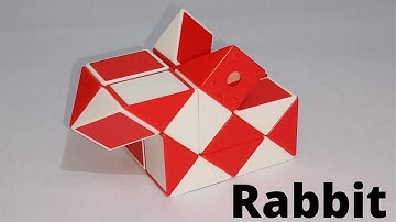 Make a Rabbit with Snake Puzzle 24 pieces