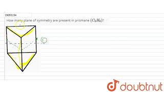 How Many Plane Of Symmetry Are Present In Prismane C6H6?