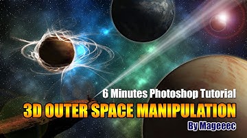 3D Outer Space Manipulation 6 Minutes Photoshop Tutorial