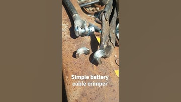 DIY Battery Cable Crimper #Short